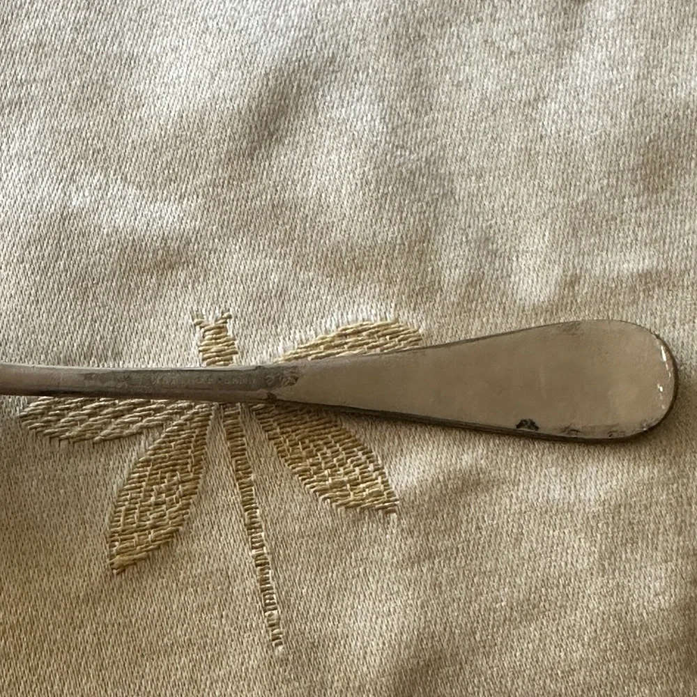 Pre 1891 Watts & Ryland Scallop Shaped Sugar Spoon.